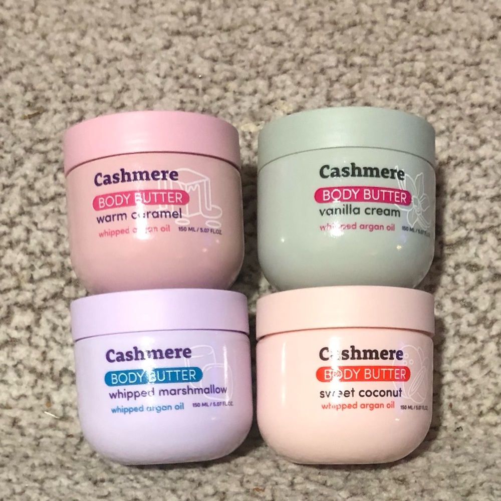 Cashmere Body Butter Sweet Coconut, Whipped Marshmellow, Warm Caramel & Vanilla